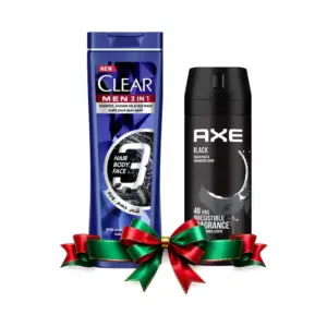 AXE SPRAY BLACK 150ML +CLEAR SHAMPO 90ML OFFER