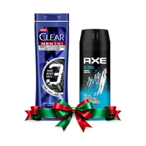 AXE SPRAY ICE CHILL 150ML +CLEAR SHAMPO 90ML OFFER
