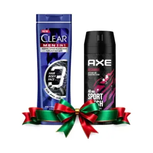AXE SPRAY RECHARGE 150ML +CLEAR SHAMPO 90ML OFFER