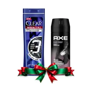 AXE SPRAY BLACK NIGHT150ML +CLEAR SHAMPO 90ML OFFER