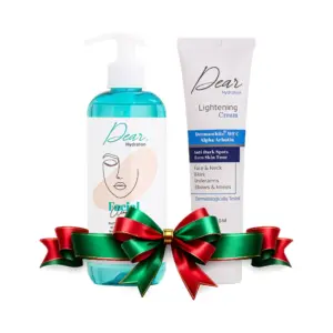 DEAR HYDRATION LIGHTENING CREAM 60 GM+DEAR CLEAN 400ML
