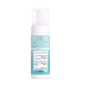 EVELINE CLEAN SHOT 2% D-PANTHENOL FACE CLEANSING FOAM 150ML