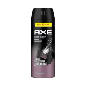 AXE SPRAY BLACK NIGHT 150ML OFFER 30