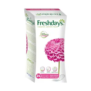 FRESH DAYS SCENTED NORMAL 24PCS