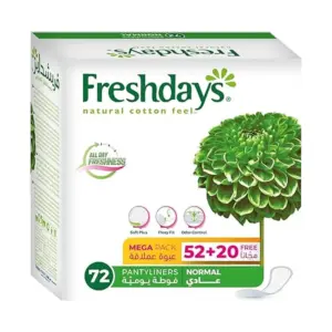 FRESH DAYS NORMAL 52+20PCS