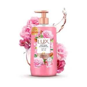 LUX HAND WASH SOFT ROSE & ALMOND OIL 500ML Offer 10%
